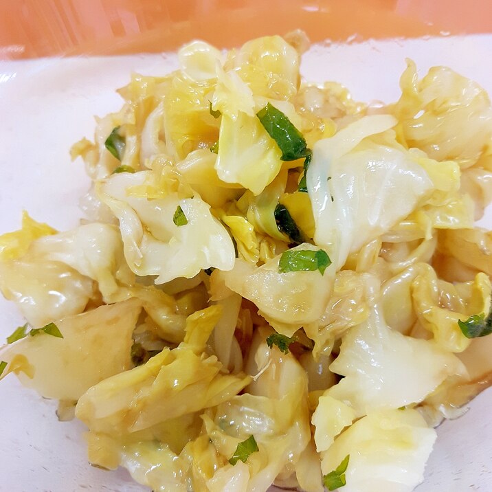 ヘルシー温野菜(^^)キャベツと大葉のサラダ♪